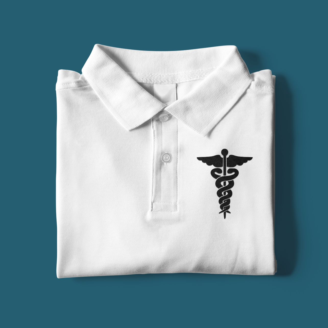 Modern Caduceus Polo shirt