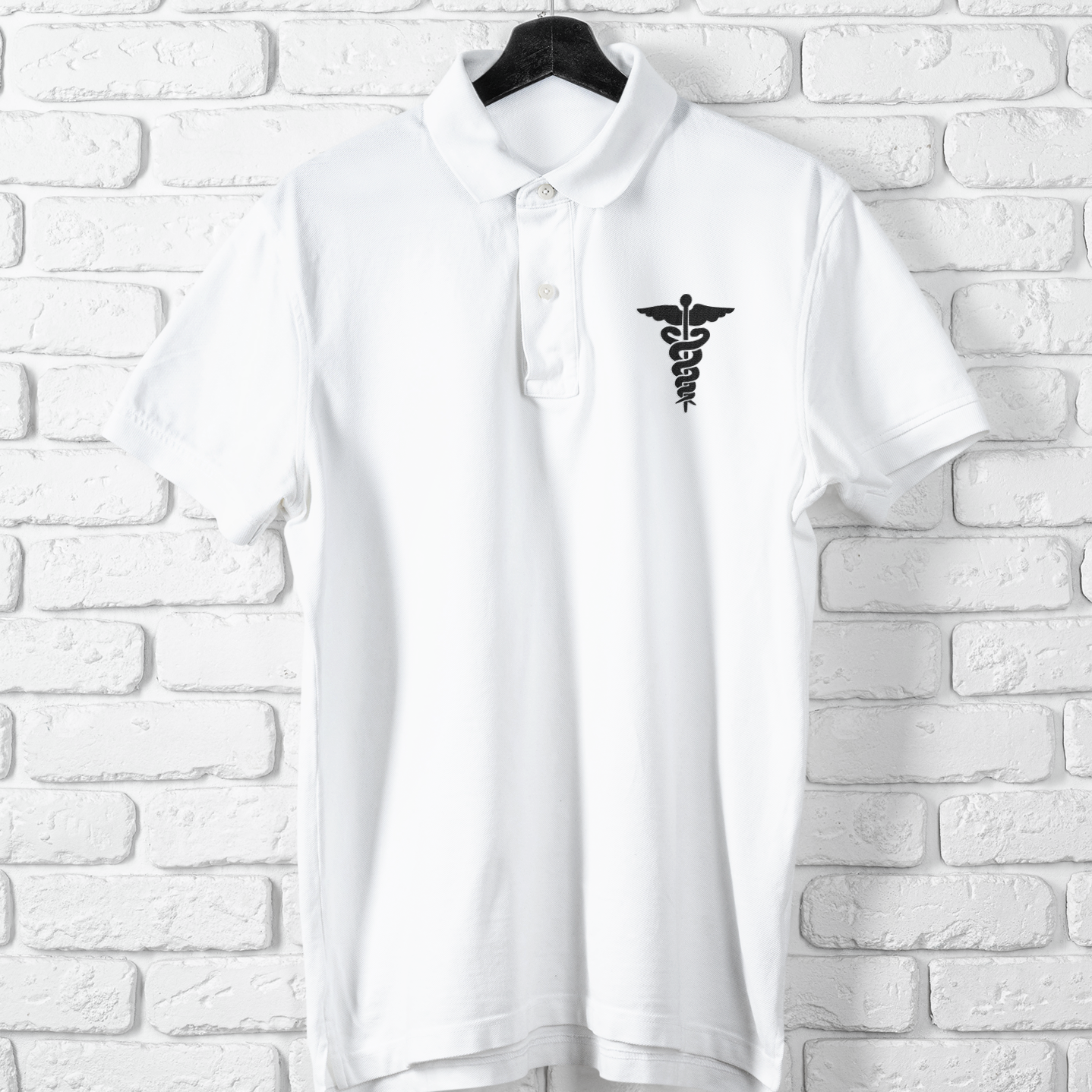 Modern Caduceus Polo shirt